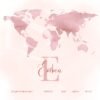 Blush Explorer - Personalized Watercolor Art Print